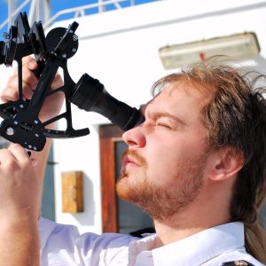 Positie bepalen met behulp van de sextant